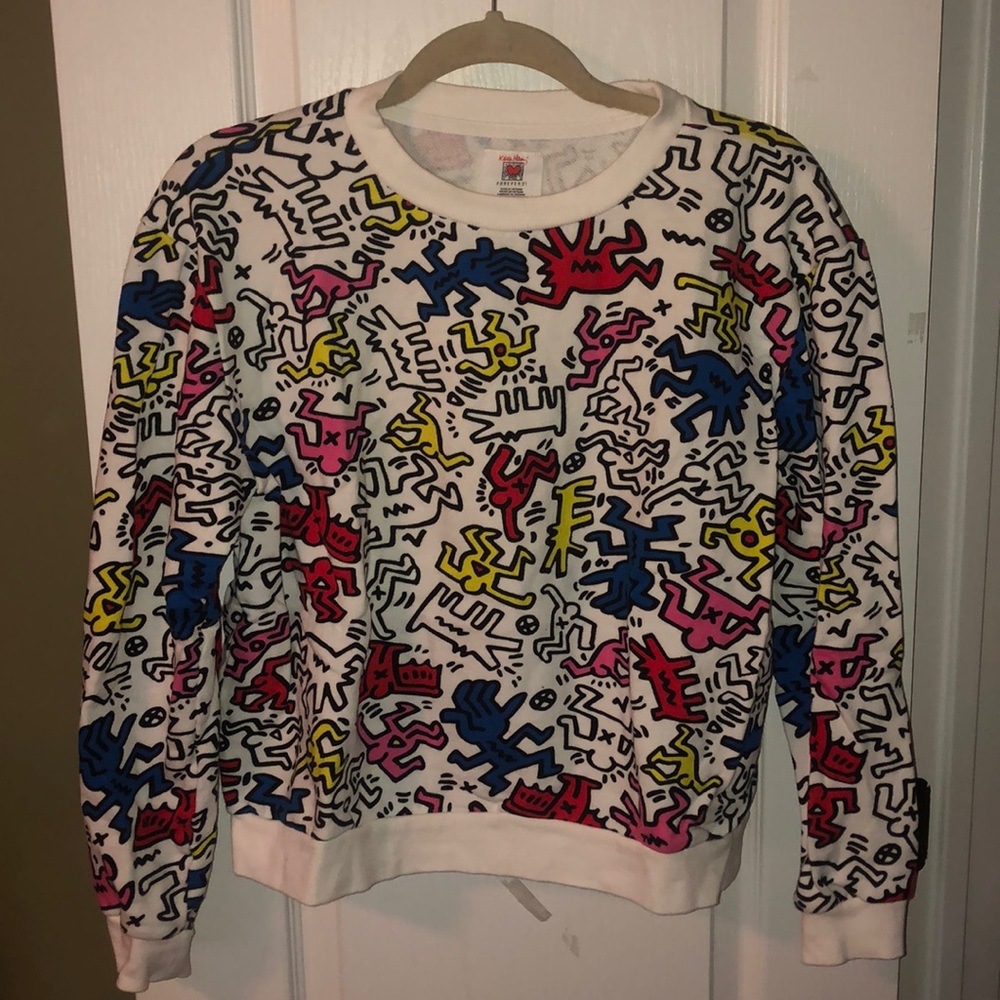 Forever 21 Keith Haring Sweater Size Large